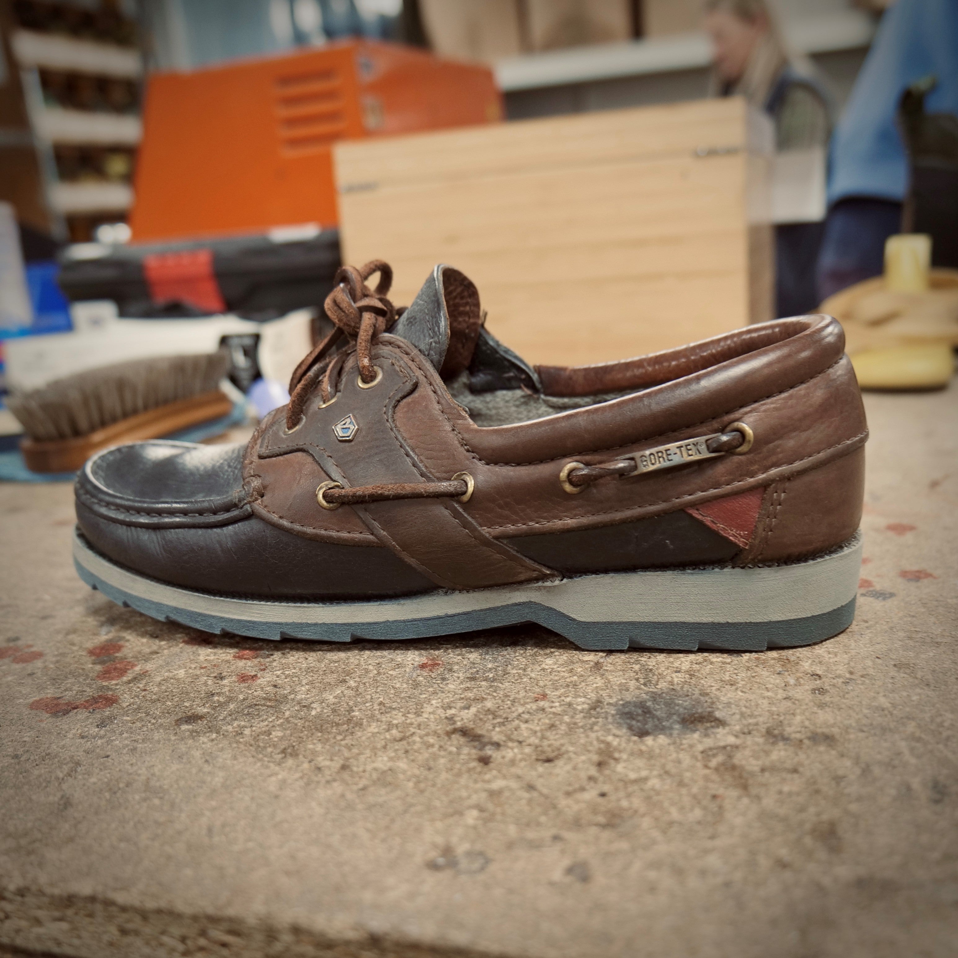 Resole deals boat shoes